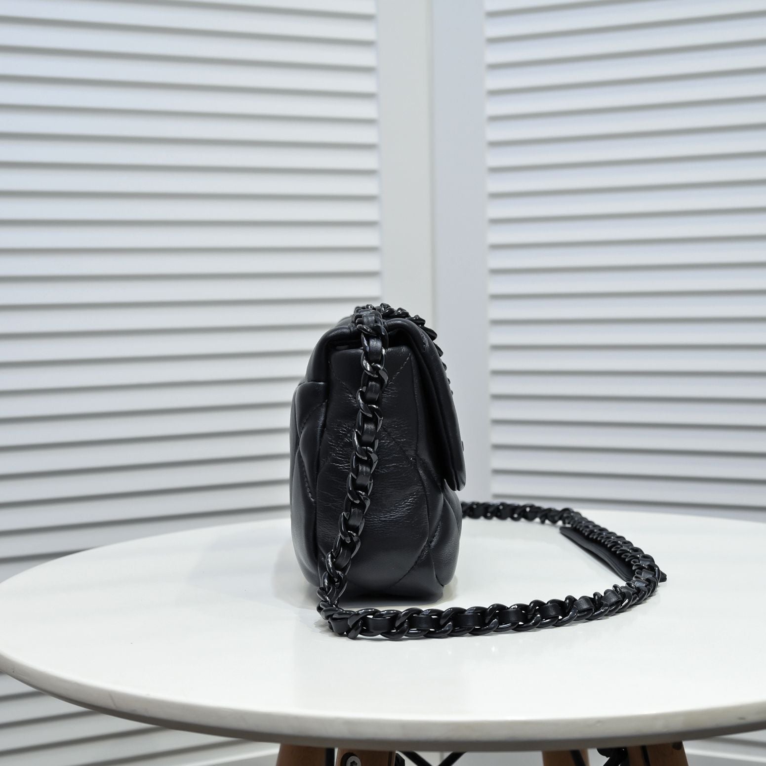 19 FLAP BAG 26CM ALL BLACK - 图片 3