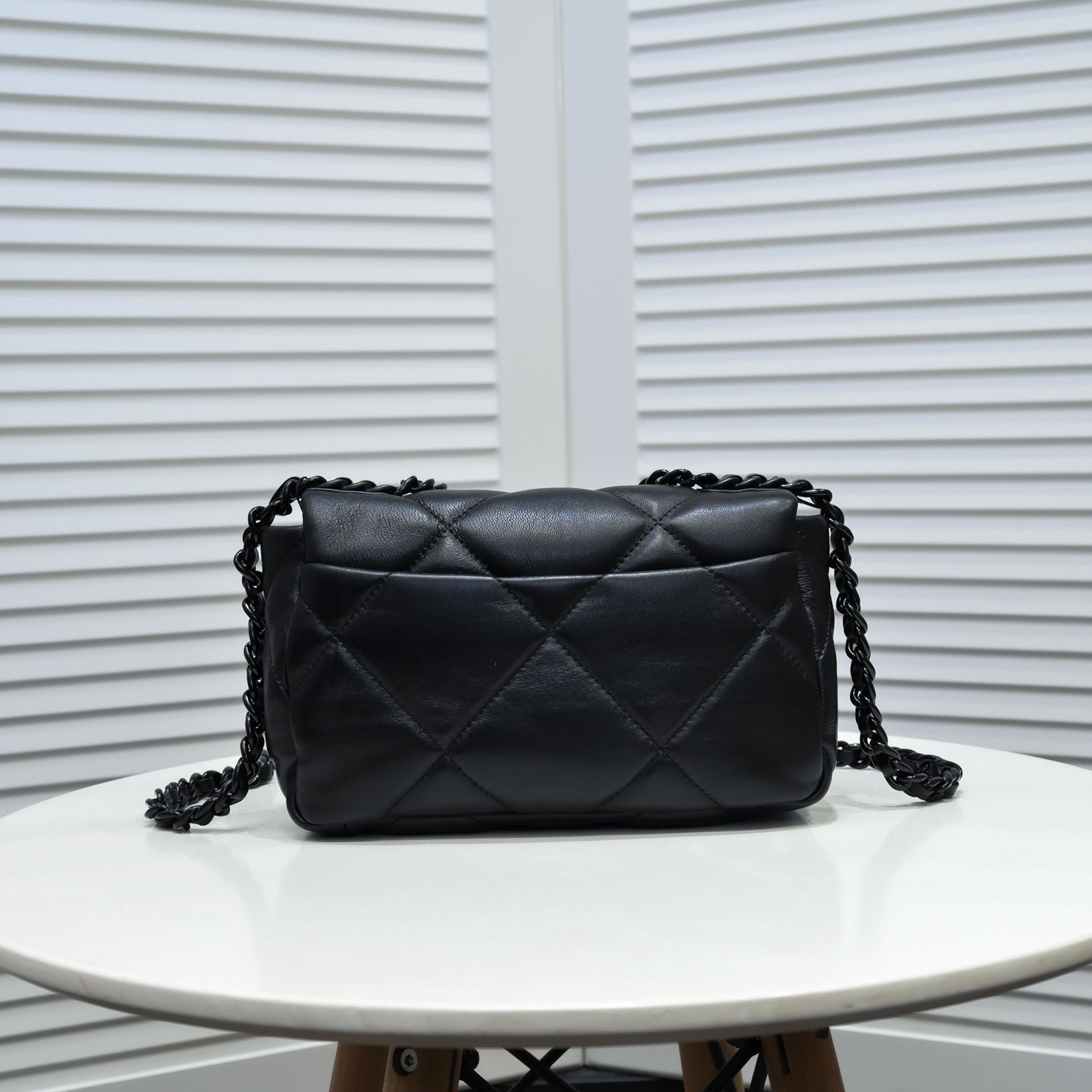 19 FLAP BAG 26CM ALL BLACK - 图片 4