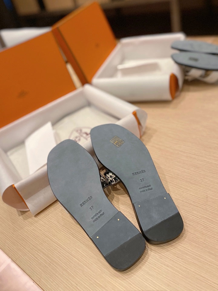 0RAN SANDALS IN WHITE MIX COLORFUL CALFSKIN - 图片 9