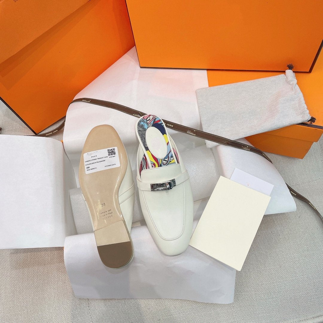 0Z Mule White Calfskin - 图片 3