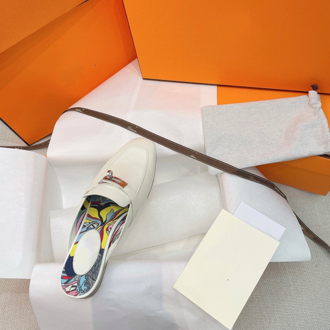 0Z Mule White Calfskin - 图片 5