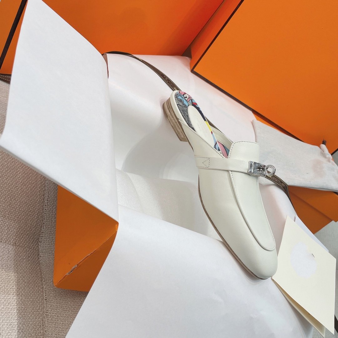 0Z Mule White Calfskin - 图片 7