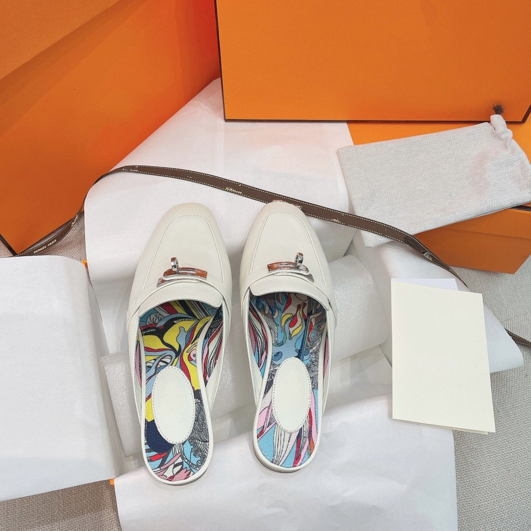 0Z Mule White Calfskin - 图片 8