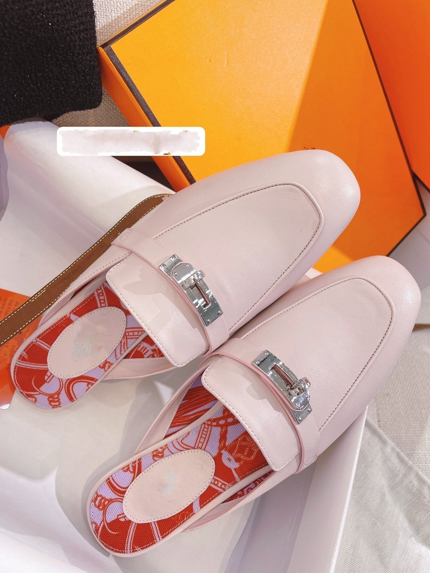 0Z Mule Pink Calfskin - 图片 9