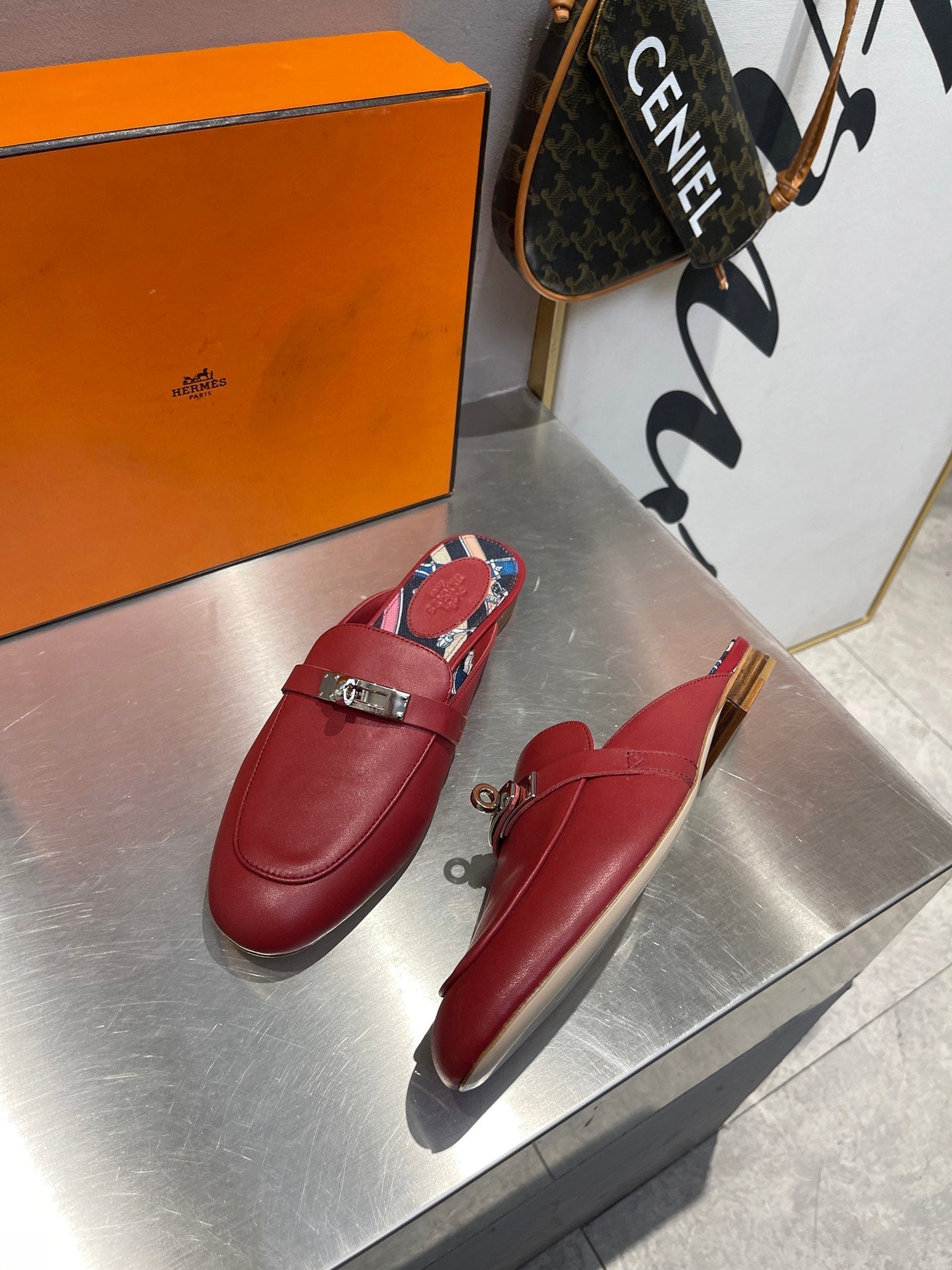 0Z MULE RUBY CALFSKIN WITH PATTERN - 图片 4