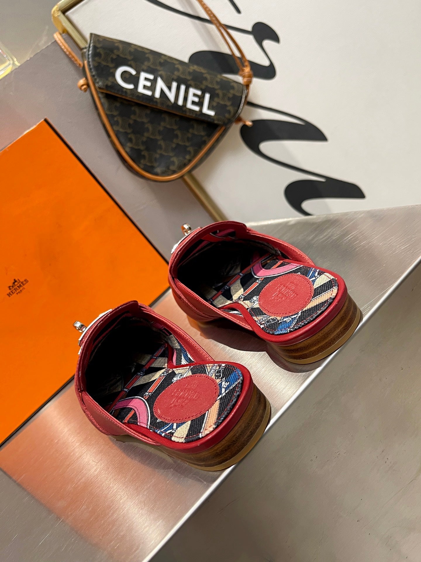 0Z MULE RUBY CALFSKIN WITH PATTERN - 图片 8