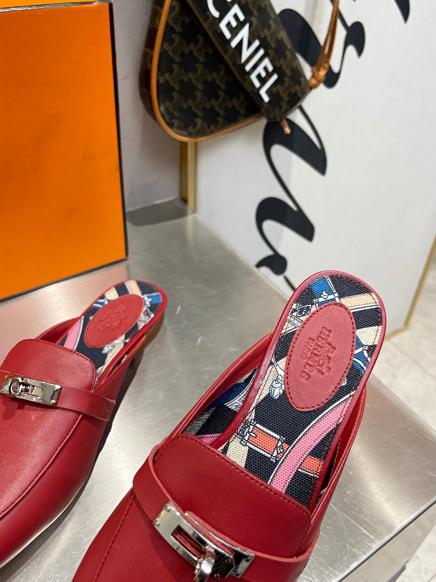 0Z MULE RUBY CALFSKIN WITH PATTERN - 图片 7