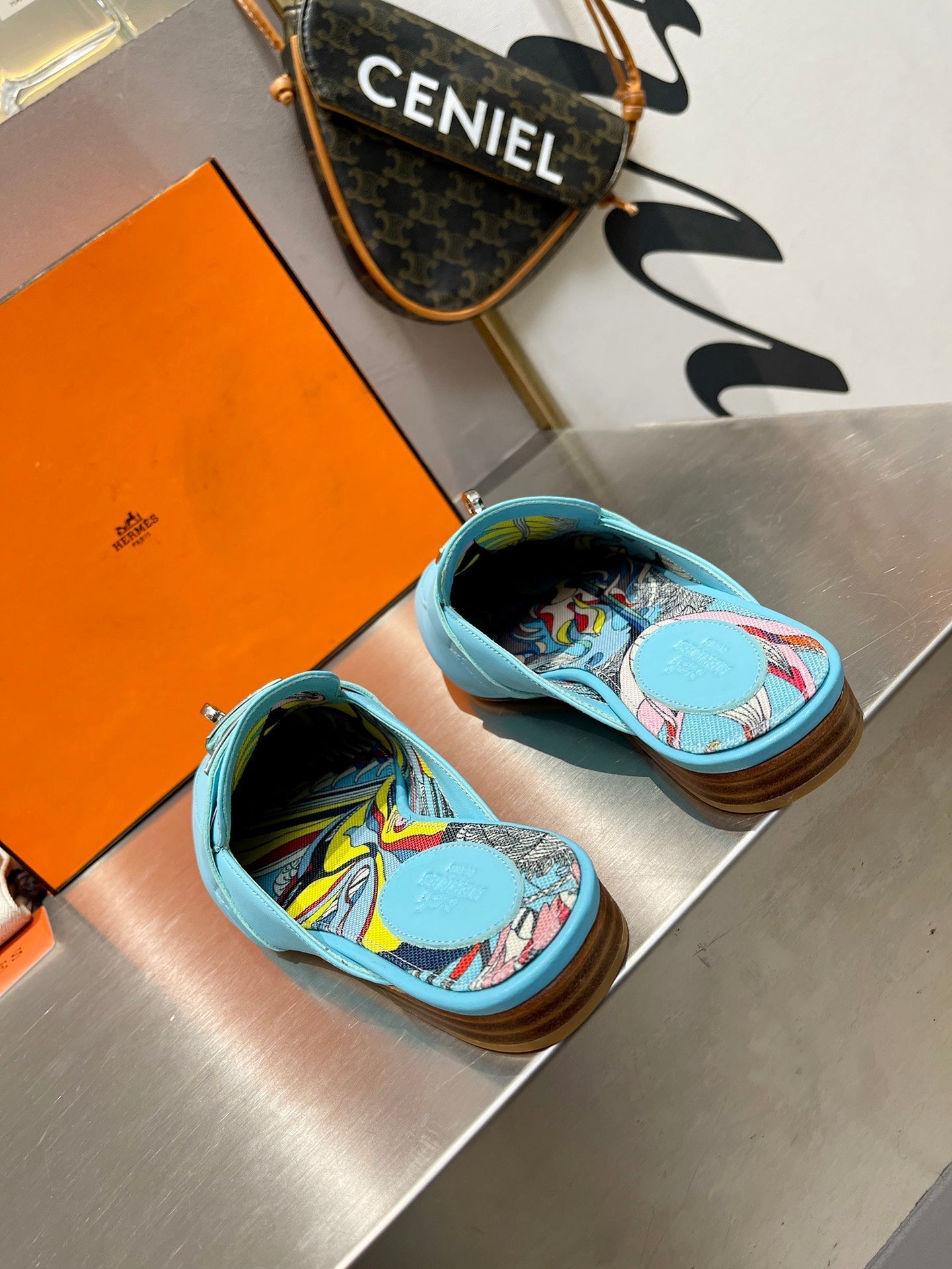 0Z MULE SKY CALFSKIN WITH PATTERN - 图片 8